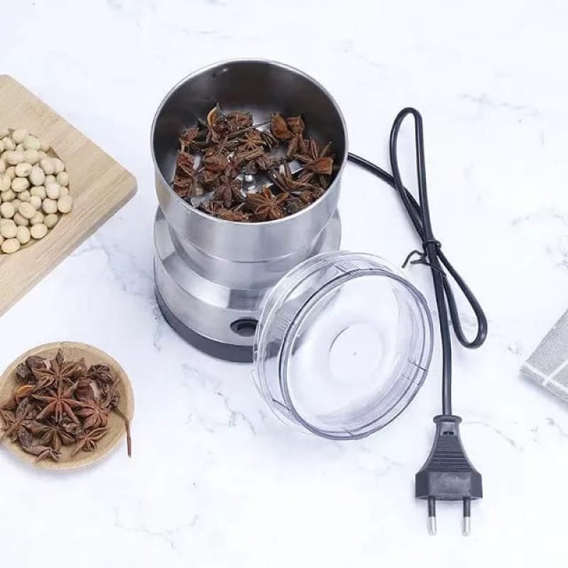 RAF R.7113 Multifunctional Electric Grinder - 300W Coffee Grinder Machine | Stainless Steel 4 Blades | 38000 RPM High Speed | For Coffee Beans, Spices, Masala, Dry Fruits & Grains | Washable Bowl 200-300g